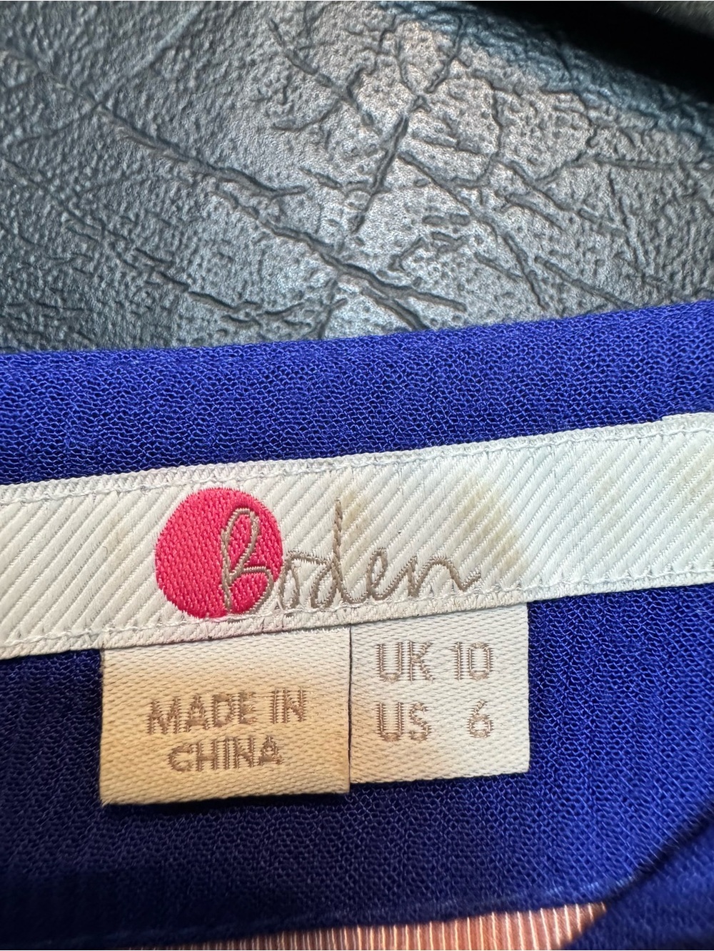 Boden Cobalt Blue Embroidered Wide-Leg Jumpsuit - Picture 8 of 11